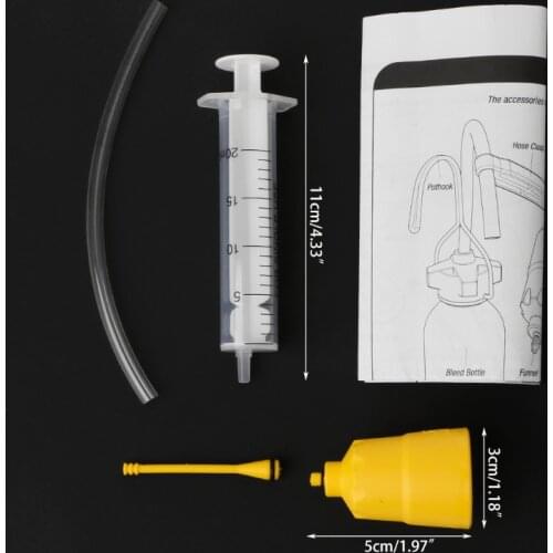 1Set Bicycle Disc Brake Oiling Tool Oil Plug Funnel Bleed Kit