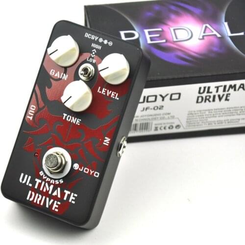 JF-02 Ultimate Drive Electric Guitar Effect Pedal with True Bypass