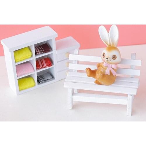 Miniature Wooden Chair Desktop Ornament Shooting Props Dollhouse Home Decor Gift Home Decor Gift