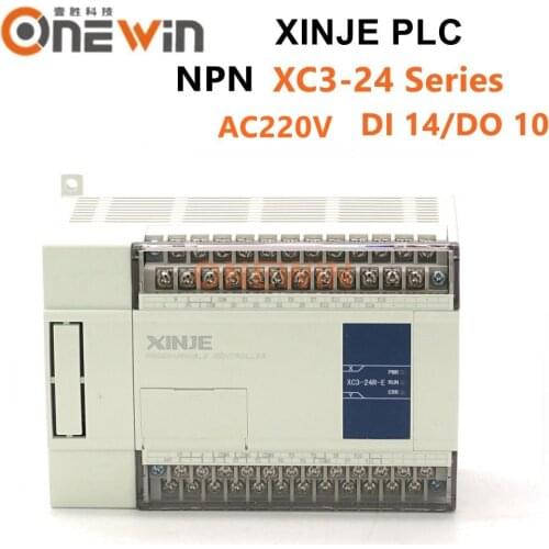 XINJE XC3 Series XINJE XC3-24R/T/RT-E PLC CONTROLLER MODULE AC220V DI 14 DO 10 Transistor new in box