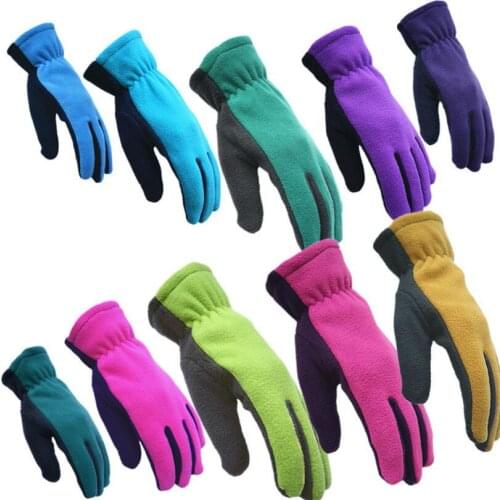 CKAHSBI Men Women Winter Ski Gloves Outdoor Keep Warm Skiing Cycling Gloves Sport Warm Fleece Low Temperature Climbing Glove