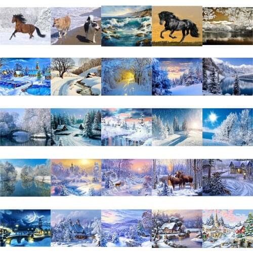 A32905 Wave cross stitch kit people 18ct 14ct 11ct count canvas stitches embroidery DIY handmade needlework