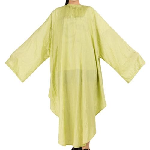 Professional Waterproof Hairdressing Gown Cape With Long Sleeves Barber Haircut Cloth Gown Wrap Hairdressing Accessories