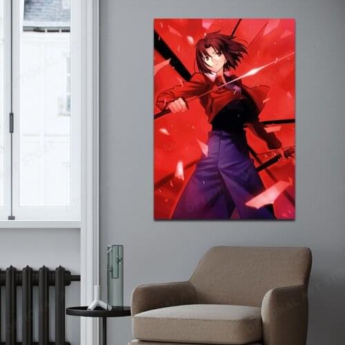 Wall Art Kara no Kyoukai The Garden of Sinners Poster Decor Wall Print Canvas Home Decoration Anime