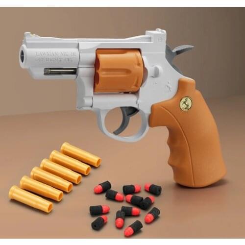 New ZP5 357 Pistol Plastic EVA Foam Darts Bullets Revolver Gun Toys Pistola De Airsoft Accessories Soft Paintball Bolt for Kids