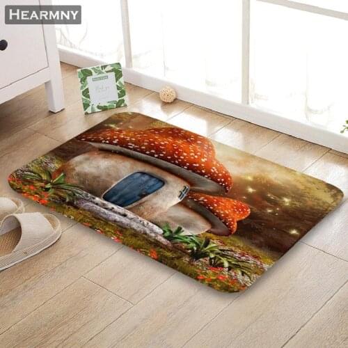 HEARMNY New Arrival Doormat Fairy Background Home Mat Machine Made Anti Slip Carpet Living Room/Hallway Bath Mat For Kids Gift