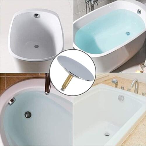P15D 72mm Bathtub Stopper Bathroom Basin Kitchen Sink Adjust Manual Lift Drain Plug