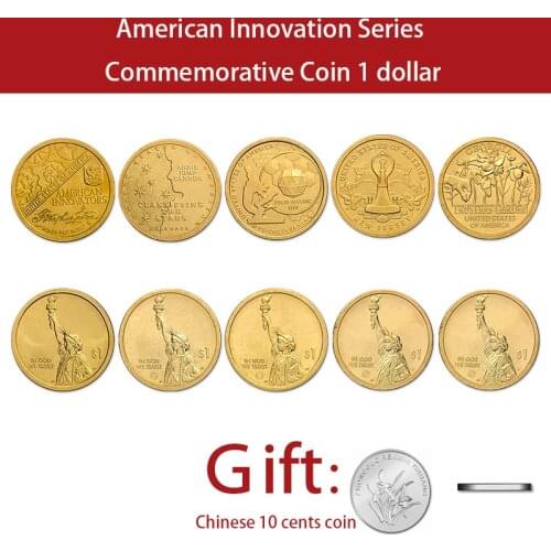 American Innovation Series Commemorative Coin 2018-19 The Statue of Liberty Coin America New Original Coin Unc Genuine Coins