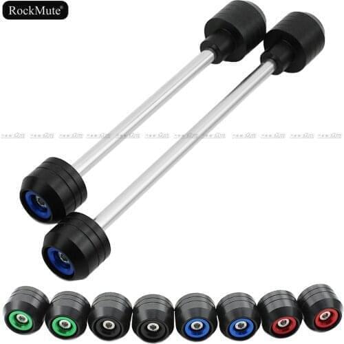 Front/Rear Axle Wheel Fork Sliders Protector For Triumph Tiger 800/XC 2011 2012 2013 2014 Motorcycle Fall Crash Guard Protection