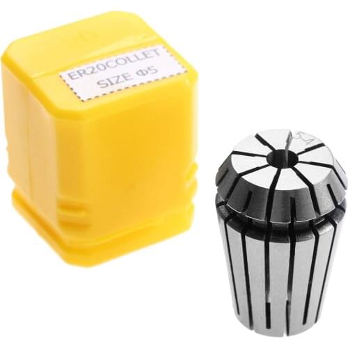 ER20 Spring Collet Chucks Tool Holder For CNC Engraving Machine Milling Lathe Tool 1/2 Inch(12.7mm) 1/8 Inch(3.175mm) 1-13mm+Box