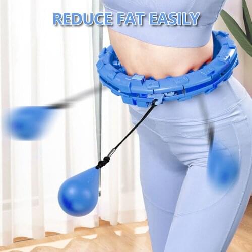 Adjustable Sport Hoops Abdominal Thin Waist Exercise Detachable Massage Fitness Hoops Gym Home Training Weight Loss