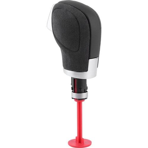 Gear Shift Knob Nappa Trim with Suede Side Cover Fit for Group MQB Platform Models car styling accessories