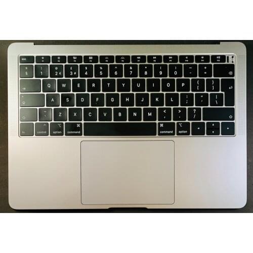 A1932 sliver palmrest assembly for macbook air A1932 sliver cover c with UK keyboard trackpad A1932 sliver topcase assembly