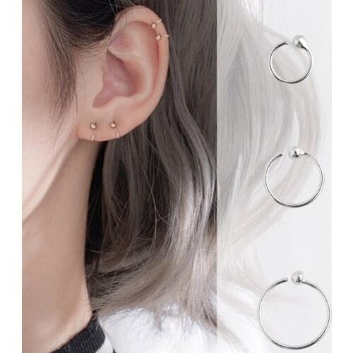 Earrings For Women/Men Small Hoop Earrings Ear BoneTiny Ear Nose Ring Girl Aretes Ear Hoops