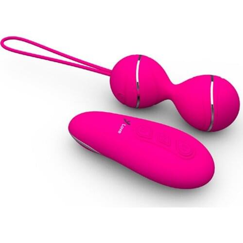 Remote Control silicone Kegel Balls Vaginal Tight Exercise Vibrating Eggs Geisha Ball Ben Wa Balls Dual Vibrator Sex Products Se