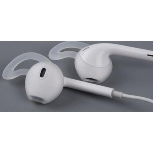 4/2Pcs Silicone Cover Earbuds Earphone Case for iPhone X 8 7 6 Plus Earpods Headphone Eartip Ear Wings Hook Cap Earhook