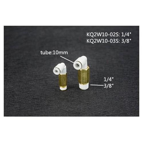 Tube 10mm -1/4" PT thread smc type pneumatic female straight fitting/ Lengthen fittings KQ2W10-02S