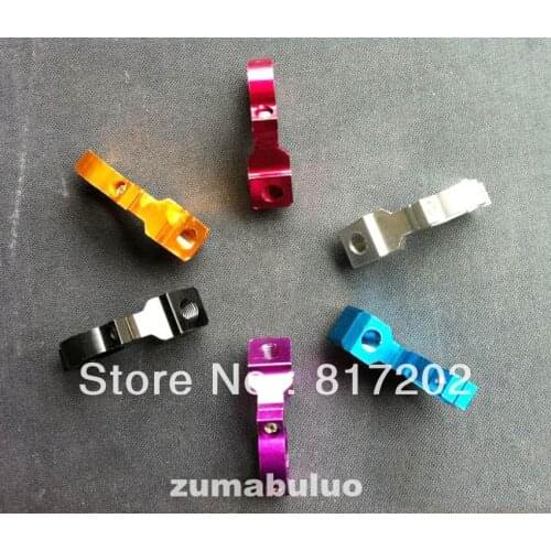 6 colors Universal Motorcycle Bike ATV Mirror Bracket Mount Adapter Holder Clamp Screw 10mm clockwise For 7/8" 22mm handlebar