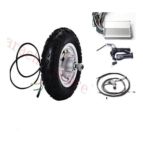 10" 500W 36V electric scooter motor kit , electric wheel hub motor for scooter , electric wheelchair hub motor