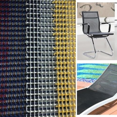 10 yards*137cm Teslin mesh bow chair office leisure chair beach lounger placemat mesh PVC outdoor waterproof mesh wholesale