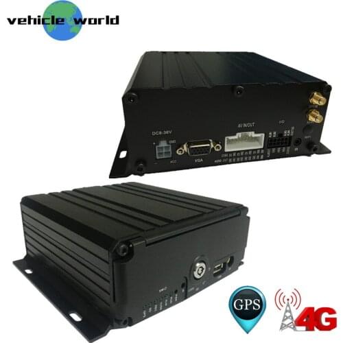 Vehicle Car Taxi Trailer Truck School Bus 2.0MP AHD 1080P SD Card HDD 4Ch GPS 4G Mobile DVR