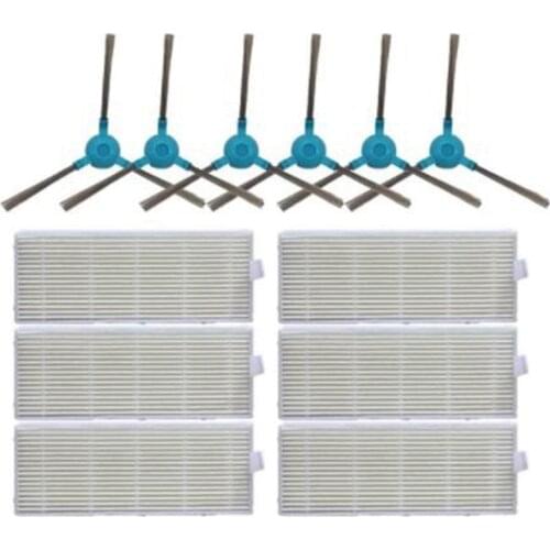 Side Brush Hepa FilterReplacement Kits for Cecotec Conga 1290 1390 Robot Vacuum Cleaner Accessories