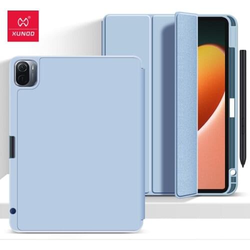 For Xiaomi Mi Pad 5 Pro Case,Xundd Flip Cover with Pencil Cases Airbag Anti-Drop Protective Shell пенал For Mi Pad 5 5Pro Case