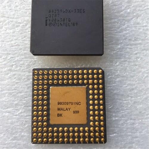 A82596DX-33ES Q287 ES Antique cpu collection testimony of history antique computer accessories