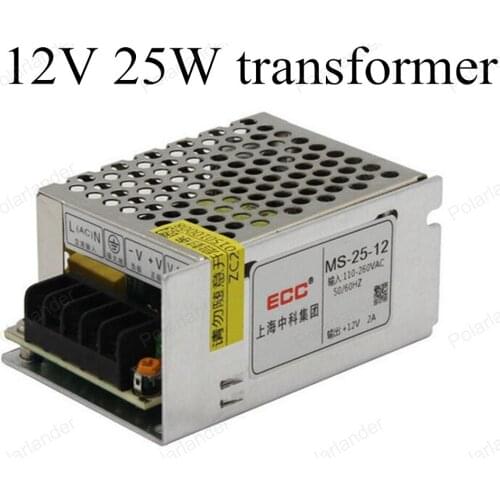 Mini size DC 12V 25W LED adapter Switch Power Supply for LED Strip Light Switching AC 110V/220 Lighting Transformers