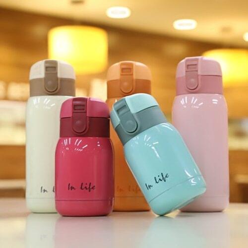 Mini Thermos Kids Cup Bottle Stainless Steel Thermo cup Vacuum Cups Coffee Mugs Termos children belly mug school thermal bottle