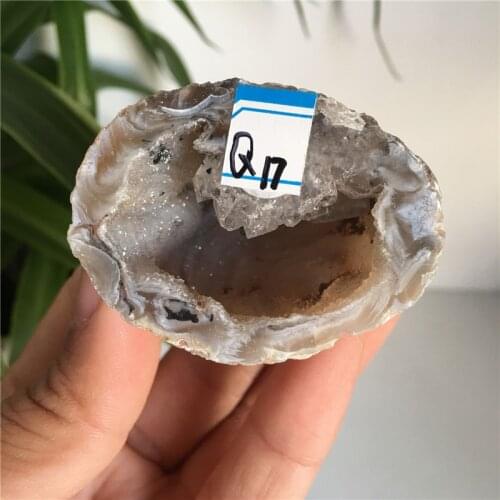 Natural Agate Geode Quartz Crystal Cluster Minerals Reiki Healing Home Decoration