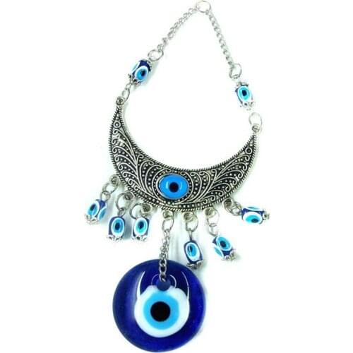 New Lucky Protection Wall Hanging Turkish Blue Glass Evil Eye Amulet Home Decor