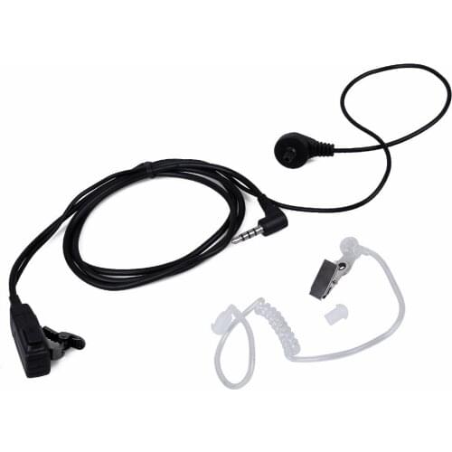 New Acoustic Air Tube Microphone Headset Headphone Covert Earpiece Mic for Yaesu Vertex Walkie Talkie Radio FT-60R VX-3R VX-5R