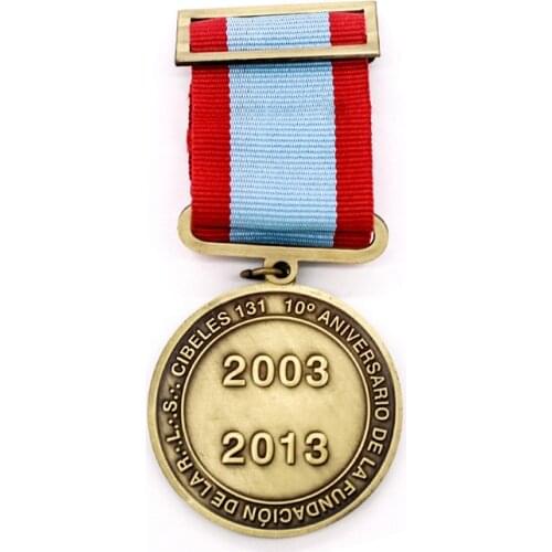 New style commemorative badge factory wholesale round zinc alloy badge