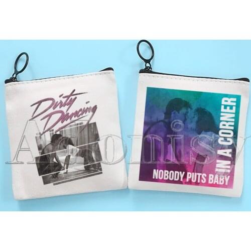 Dirty Dancing Canvas Coin Purse Coin Purse Collection Canvas Bag Small Wallet Zipper Key Bag Hand Gift