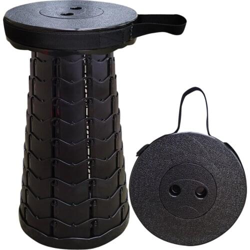 Portable Stool Folding Chair Fishing Beaching Camping Home Office Beach Telescopic Stool Outdoor Stool Fishing Camping