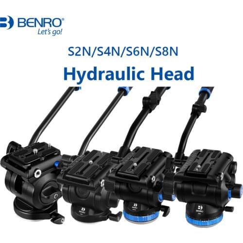 BENRO S7 Video Head S Series Professional Aluminum Video Head QR6 Quick Release Plate For Photographers Max Loading 7kg