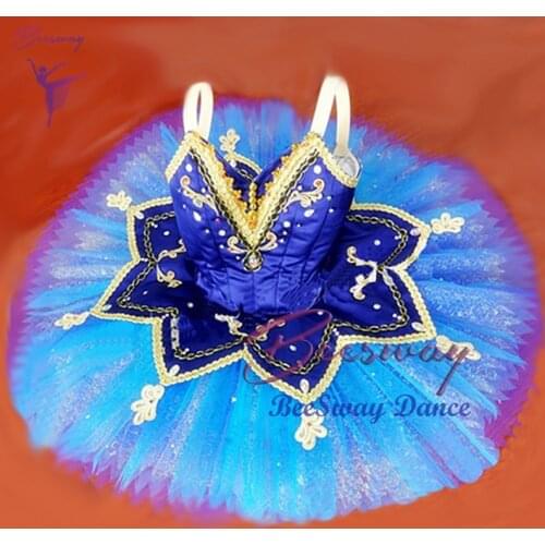 Blue Women Esmeralda Ballet Tutus skirt Professional pancake tutu for girls Adult classical Professional ballet tutu dress