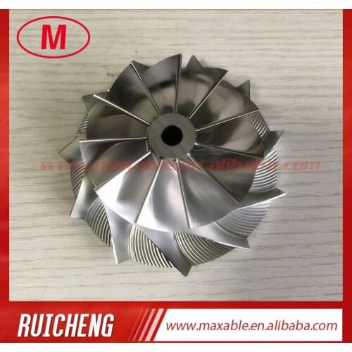 T88 34D 69.67/95.00mm 11+0 blades high performance turbo Billet/milling/aluminum 2618 compressor wheel for 49188-02700