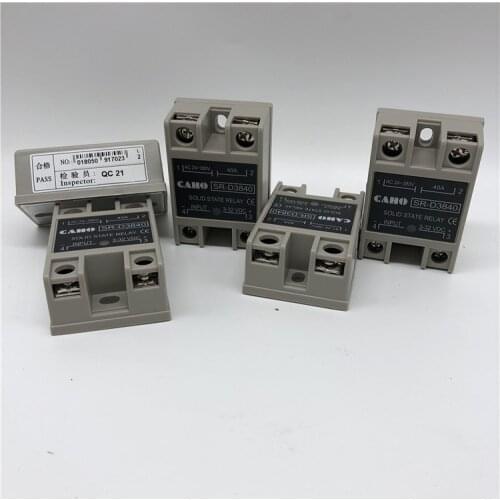 Taiwan CAHO solid state relay SR-D3810 SR-D3825 SR-D3840 SR-D3860 SR-D4825 SR-D4825A SR-D4840 SR-A2510 SR-A2525 SR-A2540 SR-A484