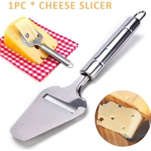 Silver Stainless Steel Cheese Peeler Cheese Slicer Cutter Butter Slice For Multifunction Kitchen Cheedse Accessories