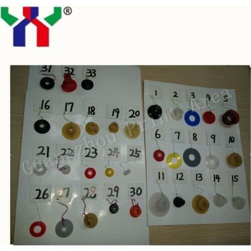 Spare parts rubber sucker for printing machine,every size can be customized