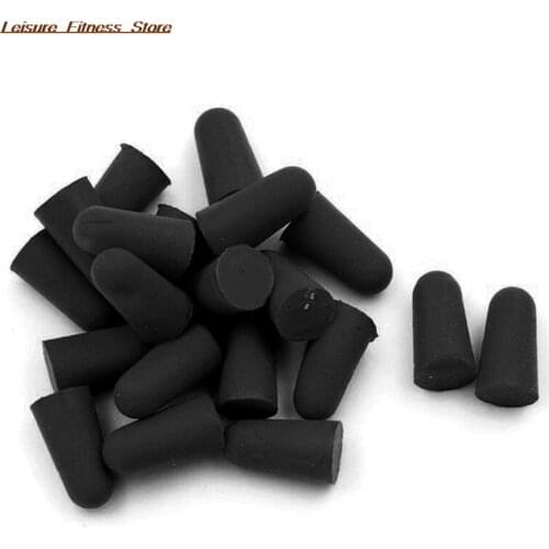 1/20PCS Black Travel Sleep Noise Prevention Earplugs Noise Reduction For Travel Sleeping Soft Tapered Foam Ear Plugs