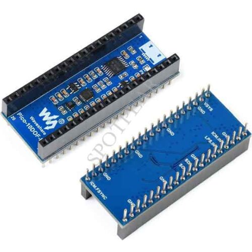 10-DOF IMU Sensor Module Onboard ICM20948 and LPS22HB Chip for Raspberry Pi Pico