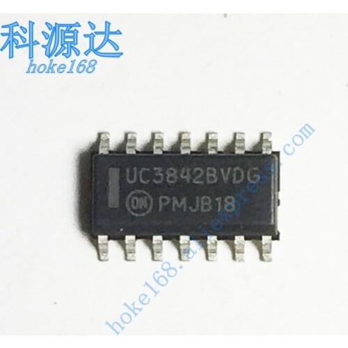 10pcs/lot UC3842BVDG UC3842BVDR2G SOP14 UC3842BV UC3842B UC3842BDG In Stock