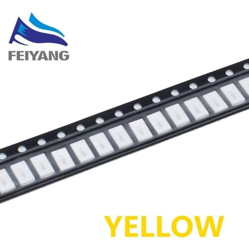 100PCS 5630/5730 SMD/SMT YELLOW SMD 5730 LED Surface Mount Yellow 2.0~2.6V 580-590nm Ultra Birght Led Diode Chip 5730 Yellow
