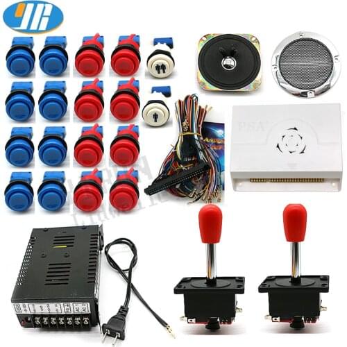 XII 12 DIY Arcade Kit With 3188 In 1 Game Board Jamma Wires Spanish Style Joystick Switch Happ Buttons