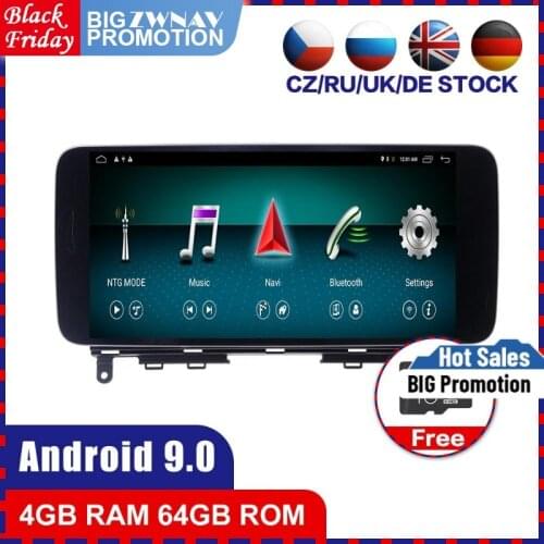64G Android 10 Car Multimedia Player Screen GPS Navigation For MERCEDES-BENZ W204 Car Auto Audio Radio Stereo Recorder Head Unit