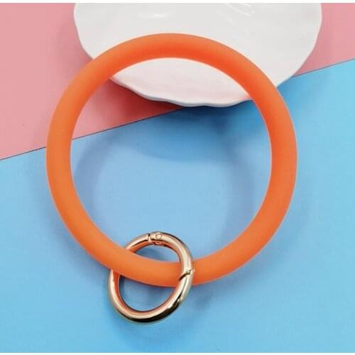 European and American creative silicone keychain ladies bag pendant girls gifts