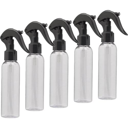 5pcs Extra Fine Mist Mini Spray Bottles with Pumps, Empty Spray Bottles Fine Mist Liquid Containers